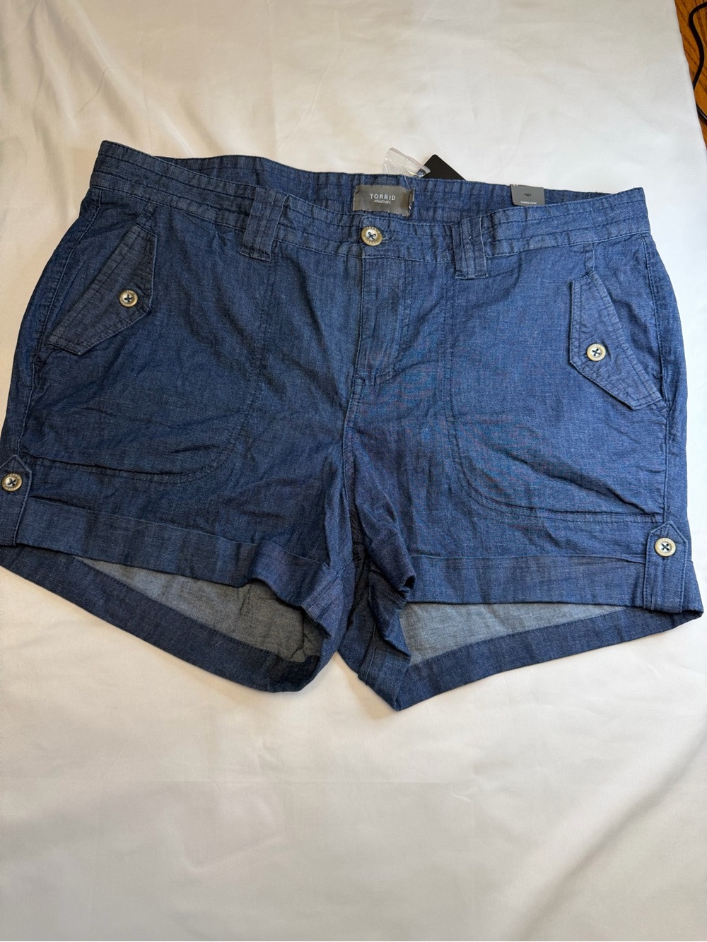 Torrid Blue Denim-Style Women’s Shorts